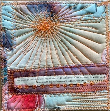 Voorbeeld textile card 1